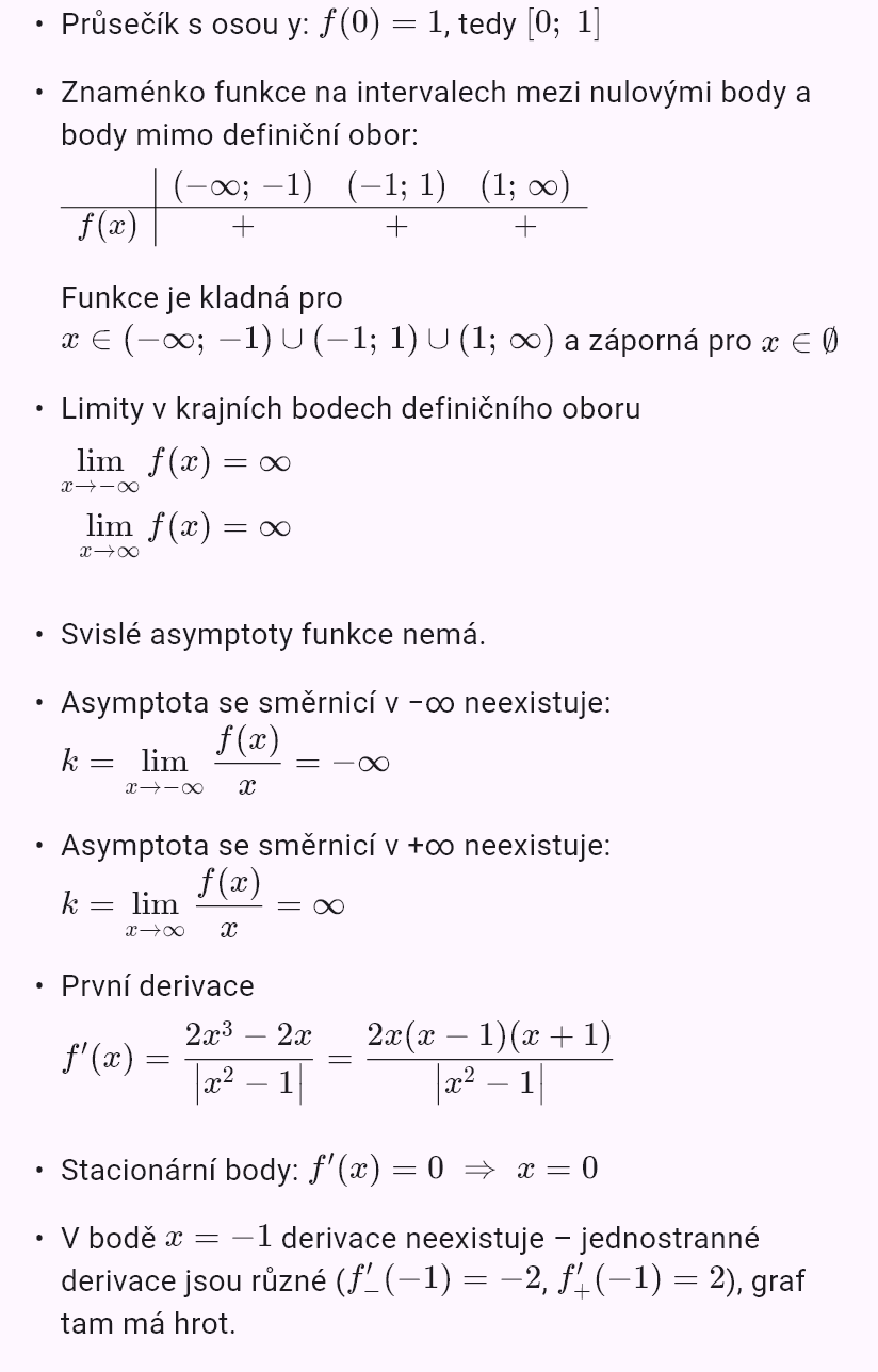 |x^2 - 1|