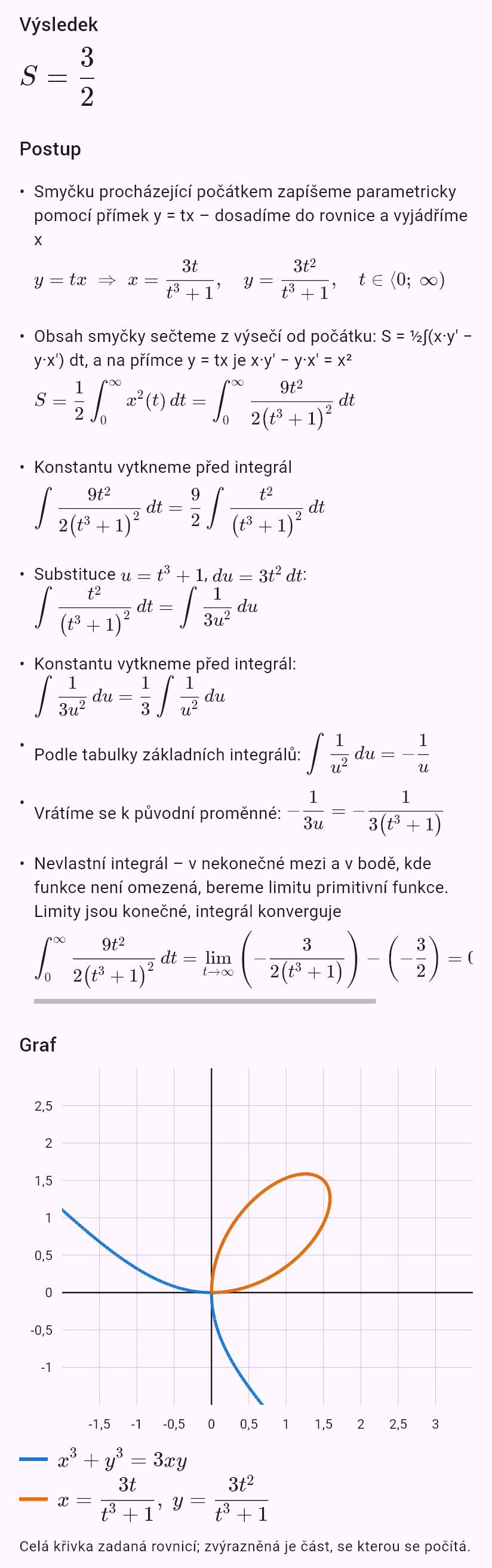 x^3 + y^3 = 3xy