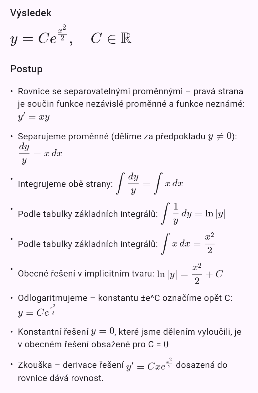 y' = x*y