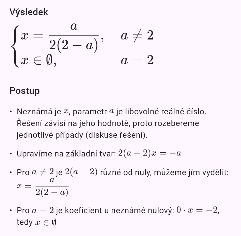 2ax + a = 4x