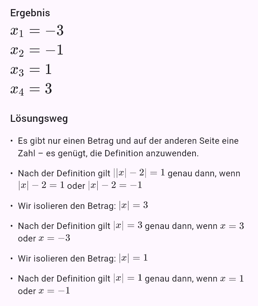 ||x| - 2| = 1