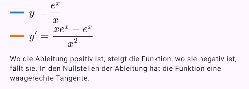 d/dx (e^x / x)