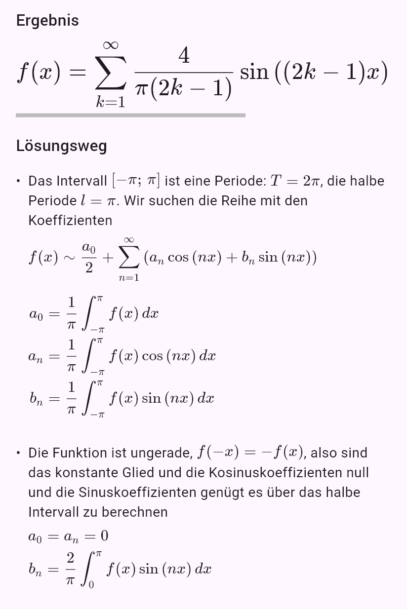 -1, -pi < x < 0
1, 0 < x < pi