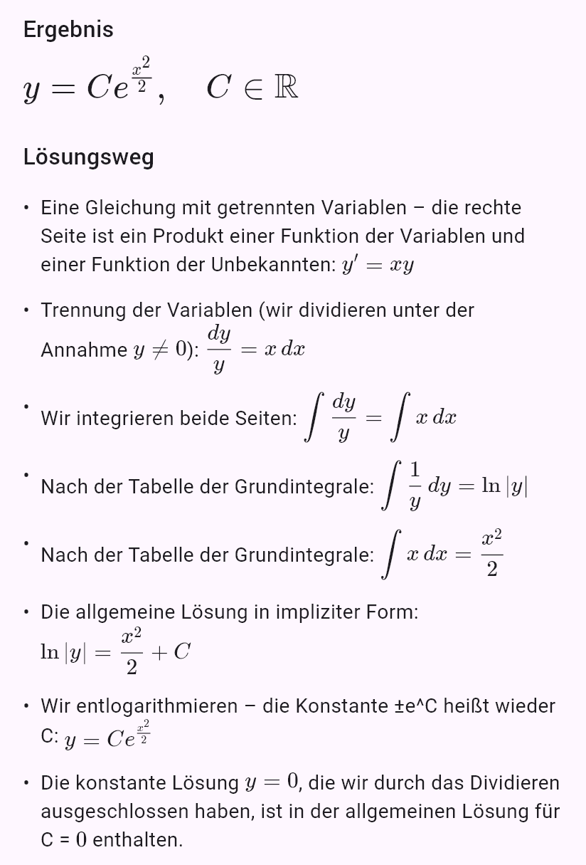 y' = x*y