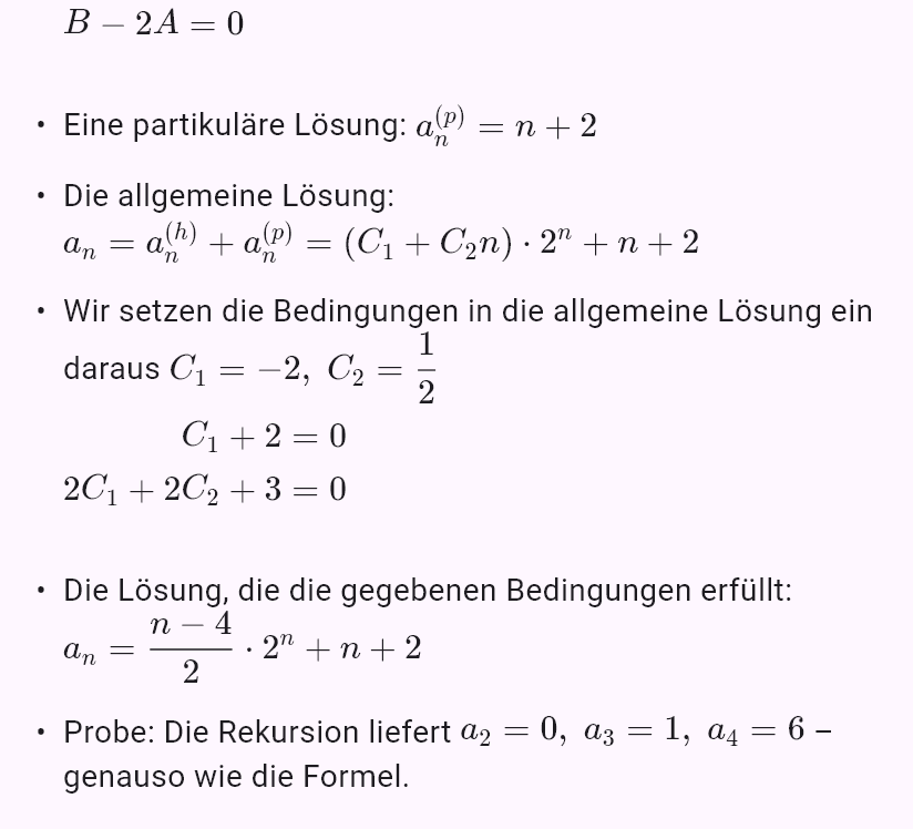 a_{n+2} = 4a_{n+1} - 4a_n + n, a_0 = 0, a_1 = 0