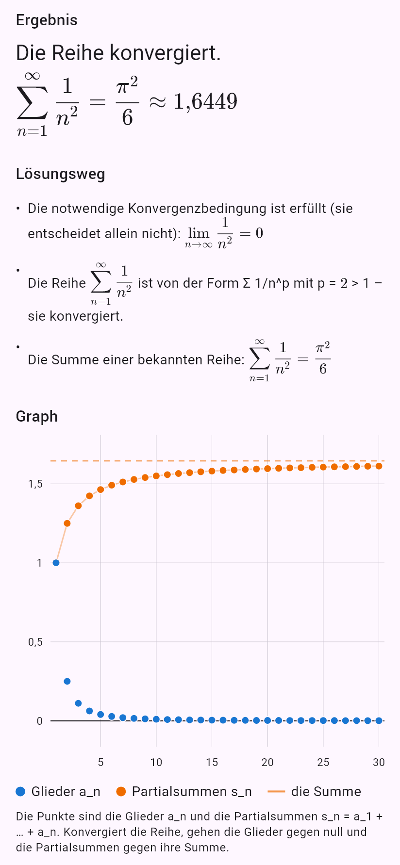 sum(1/n^2)
