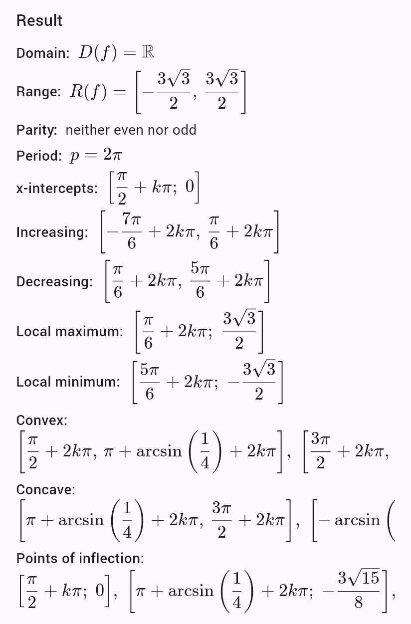 sin 2x + 2cos x