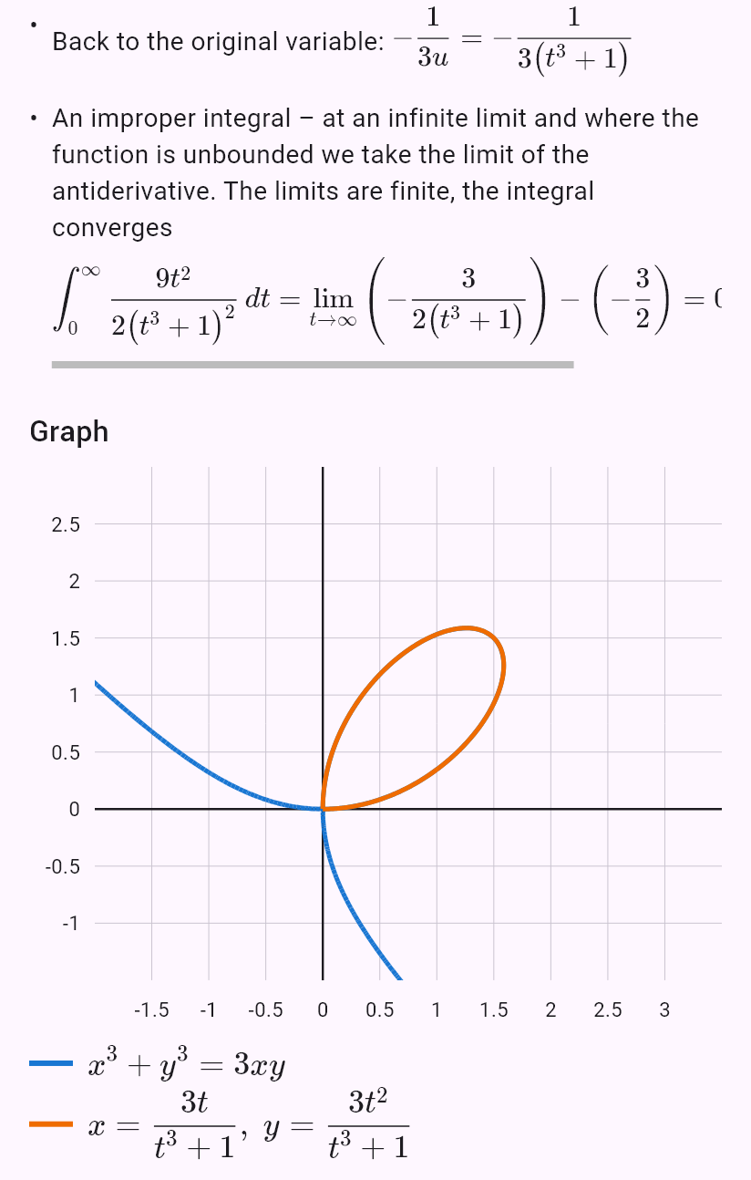 x^3 + y^3 = 3xy