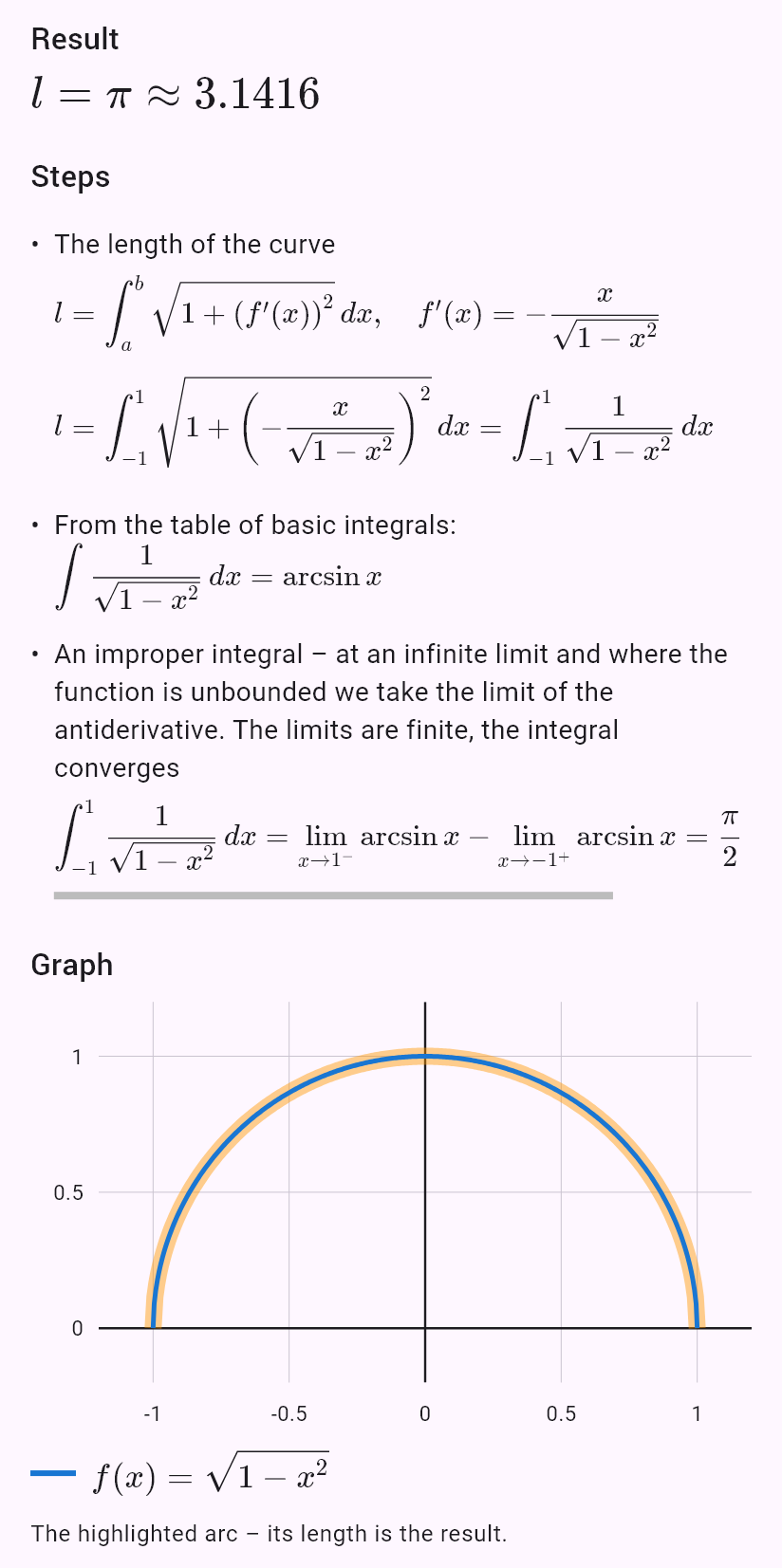 sqrt(1 - x^2)