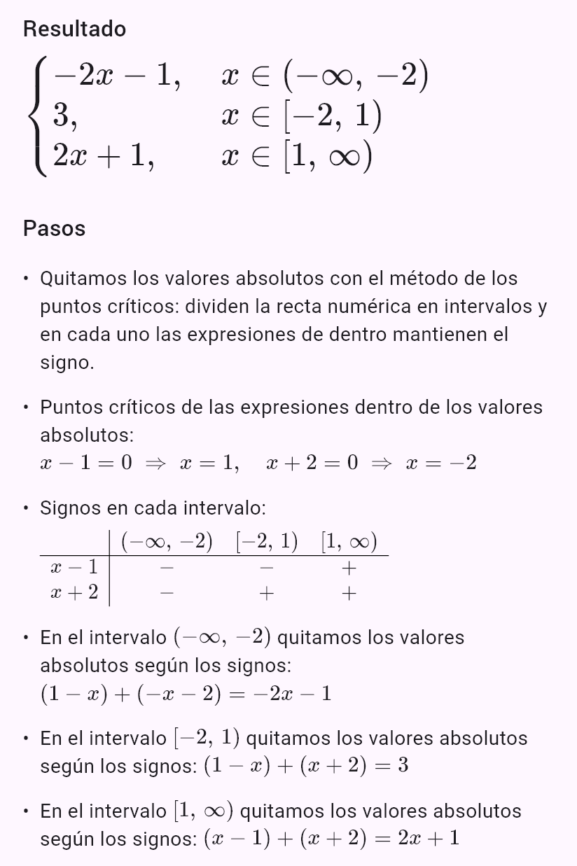 |x - 1| + |x + 2|