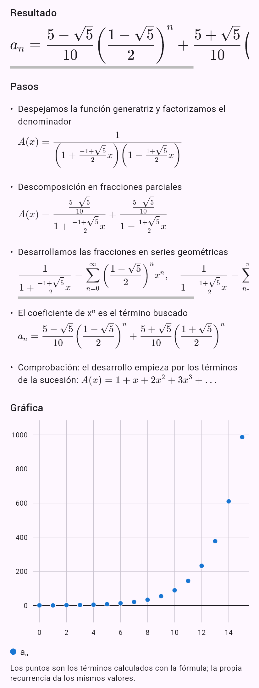 1/(1 - x - x^2)