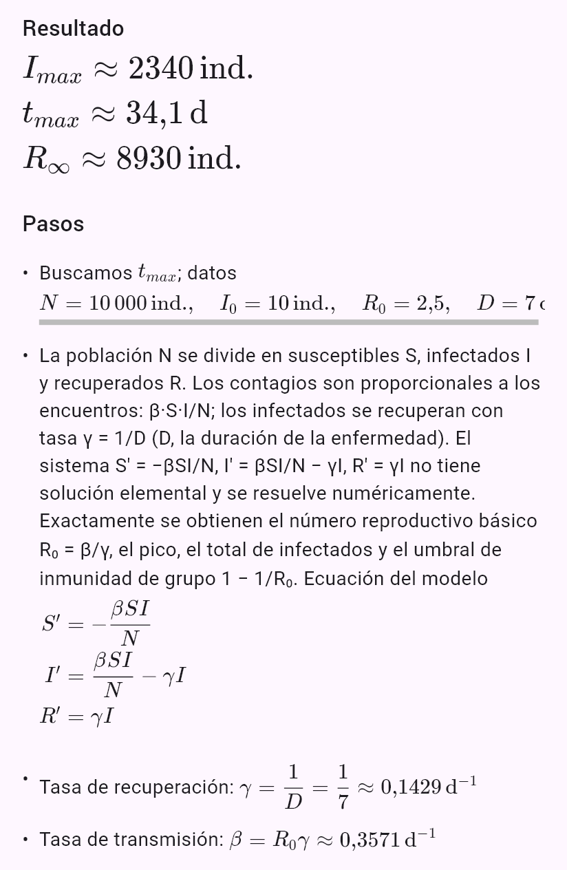 model(sir; find=overview[d]; N=10000[pcs]; I0=10[pcs]; R0=2.5; D=7[d]; rates=r0)