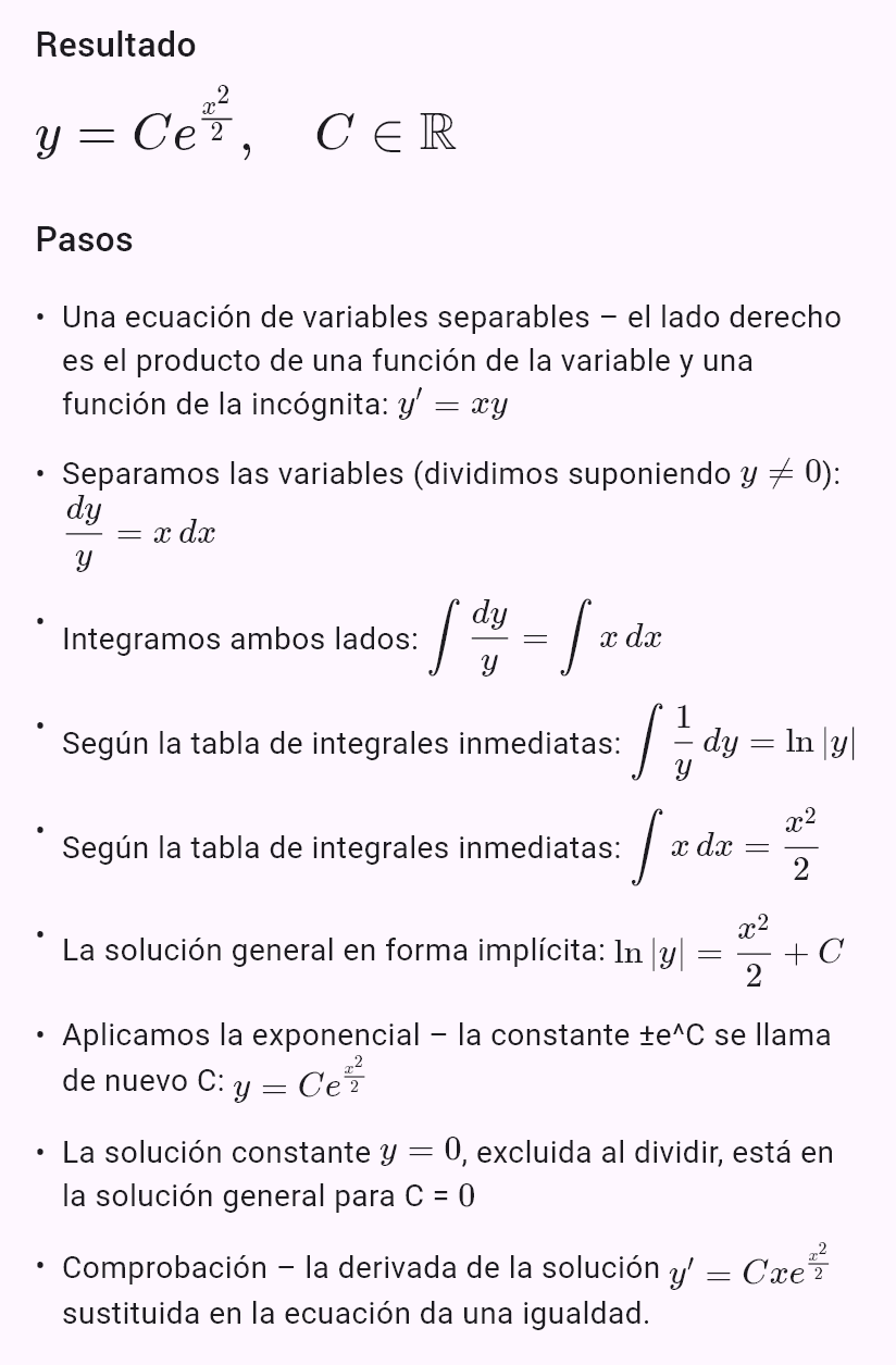 y' = x*y