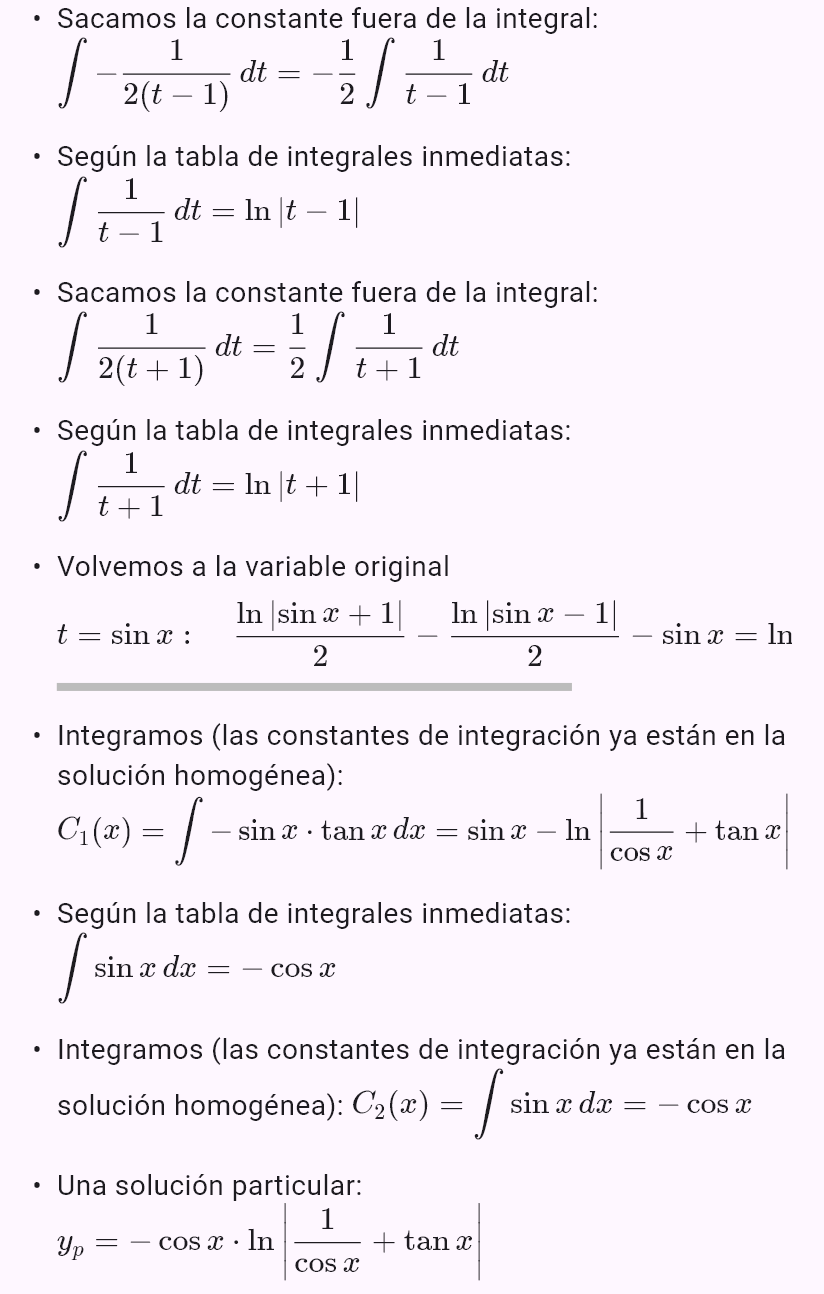 y'' + y = tan x