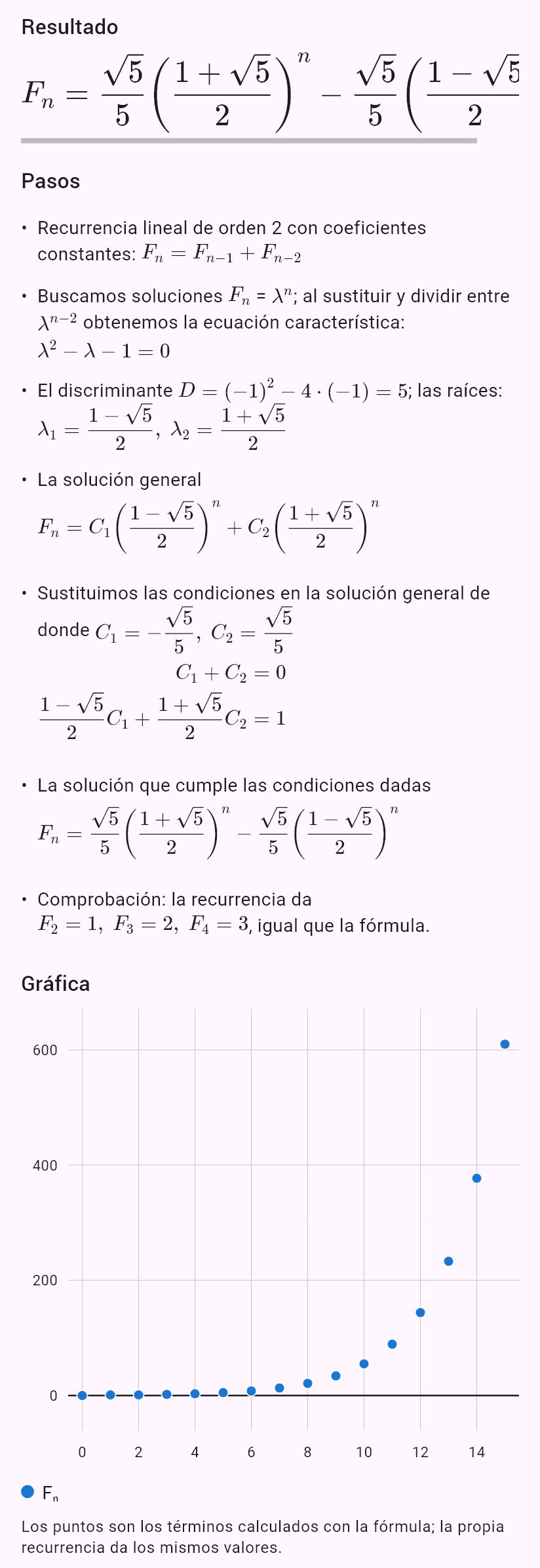 F_n = F_{n-1} + F_{n-2}, F_0 = 0, F_1 = 1