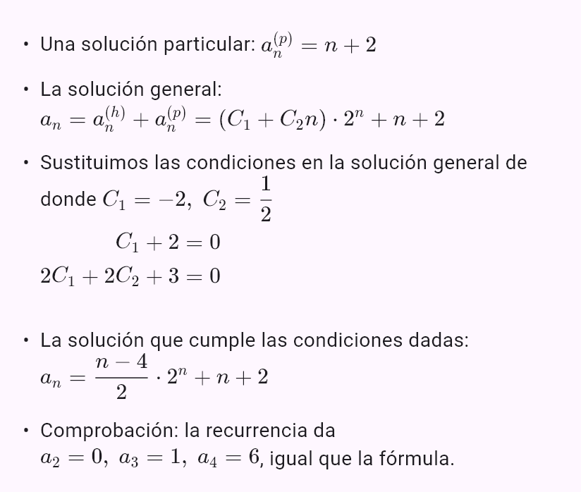 a_{n+2} = 4a_{n+1} - 4a_n + n, a_0 = 0, a_1 = 0