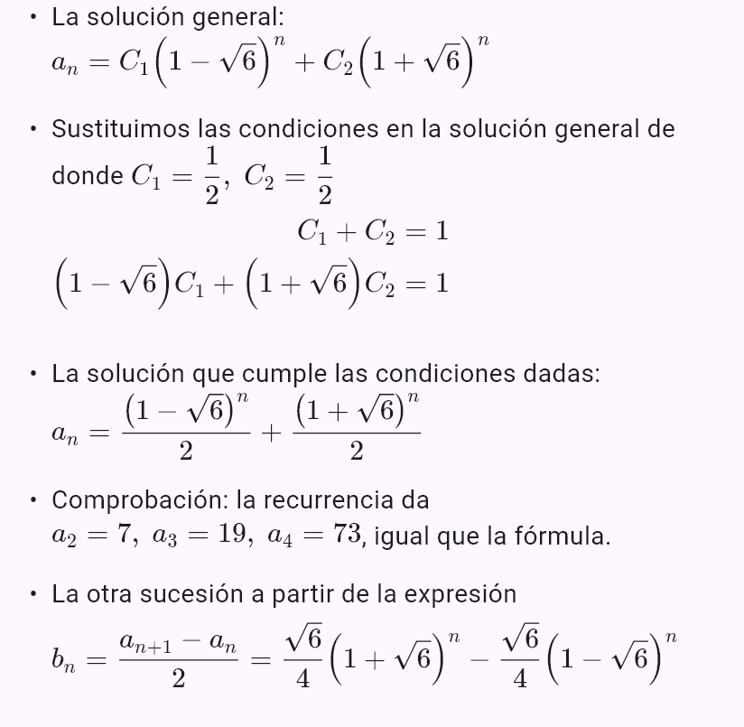 a_{n+1} = a_n + 2b_n
b_{n+1} = 3a_n + b_n
a_0 = 1, b_0 = 0