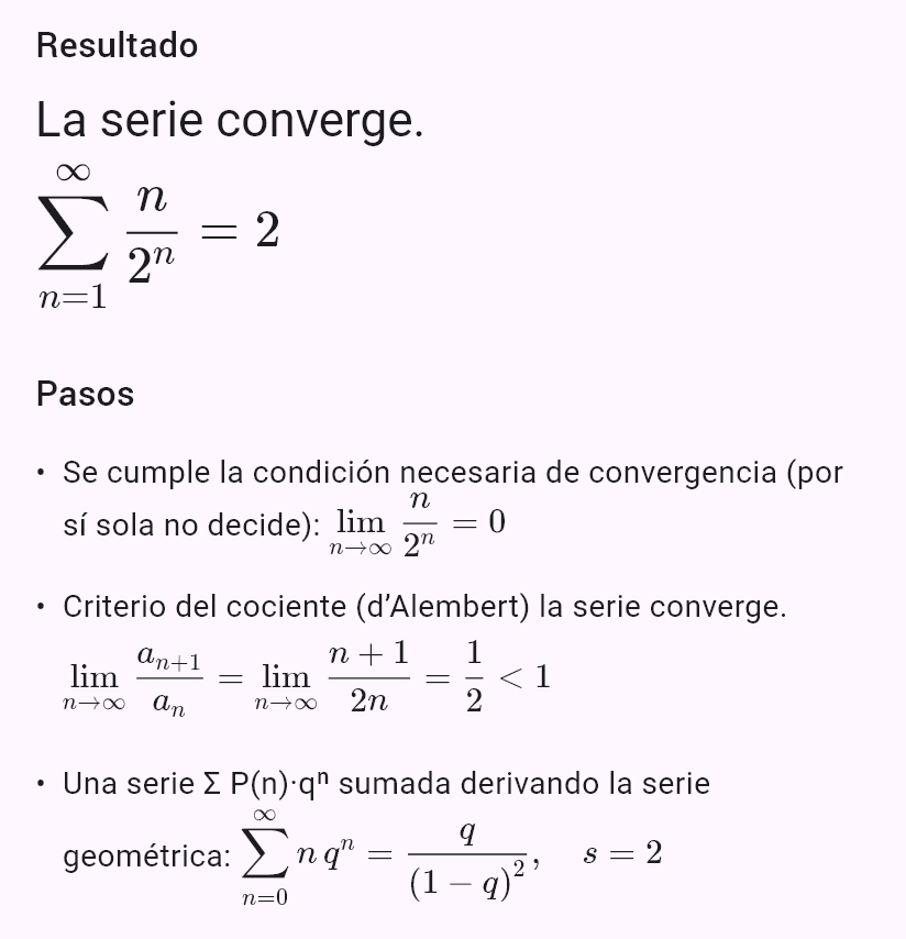 sum(n/2^n)