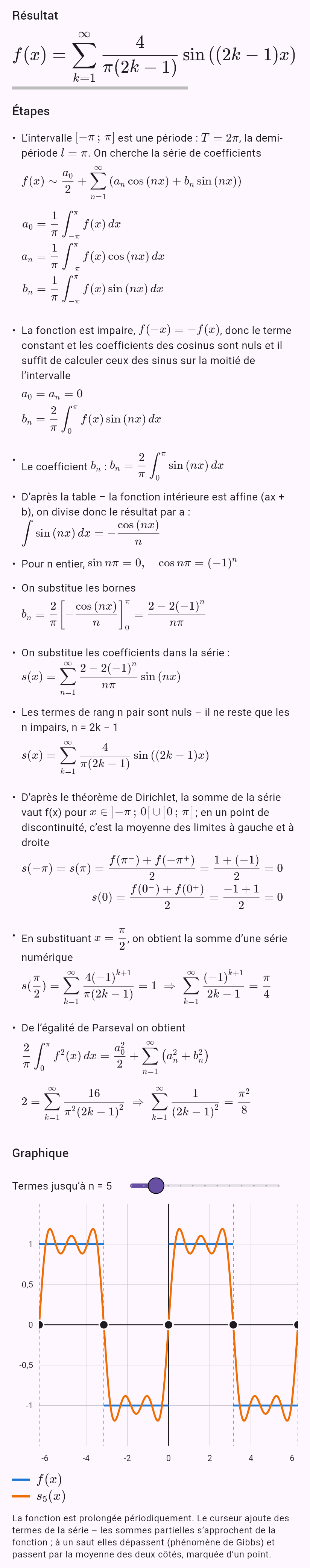 -1, -pi < x < 0
1, 0 < x < pi