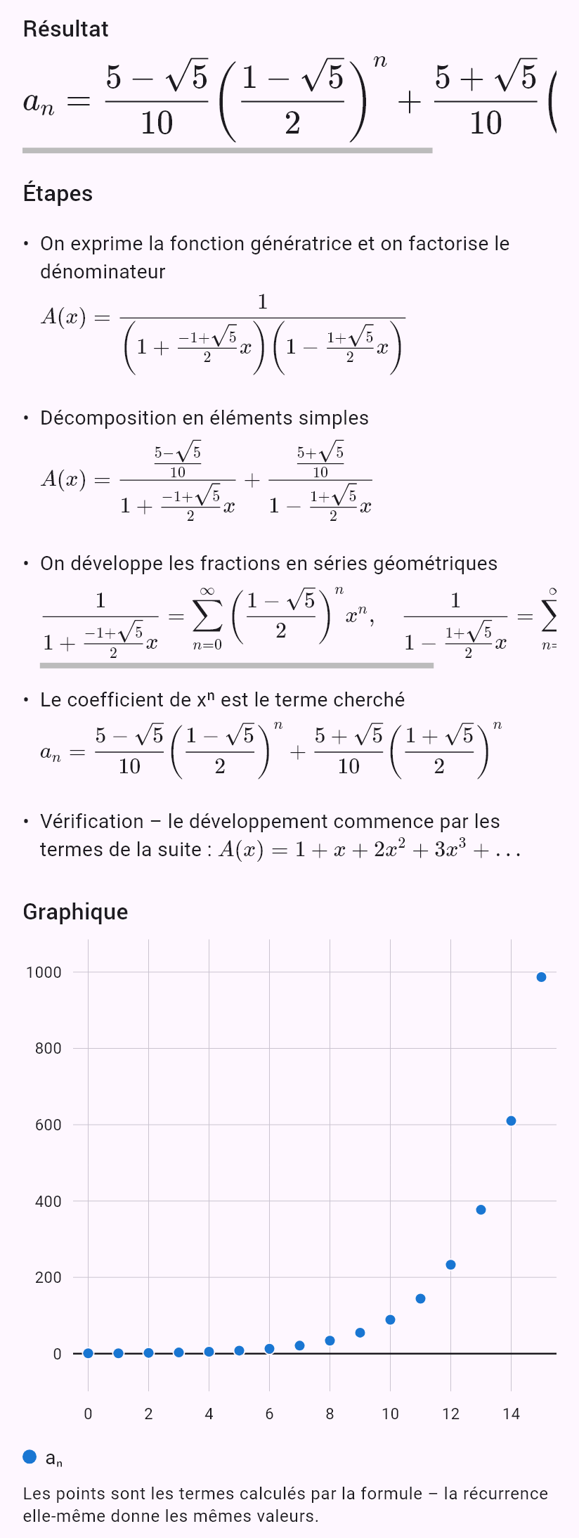 1/(1 - x - x^2)