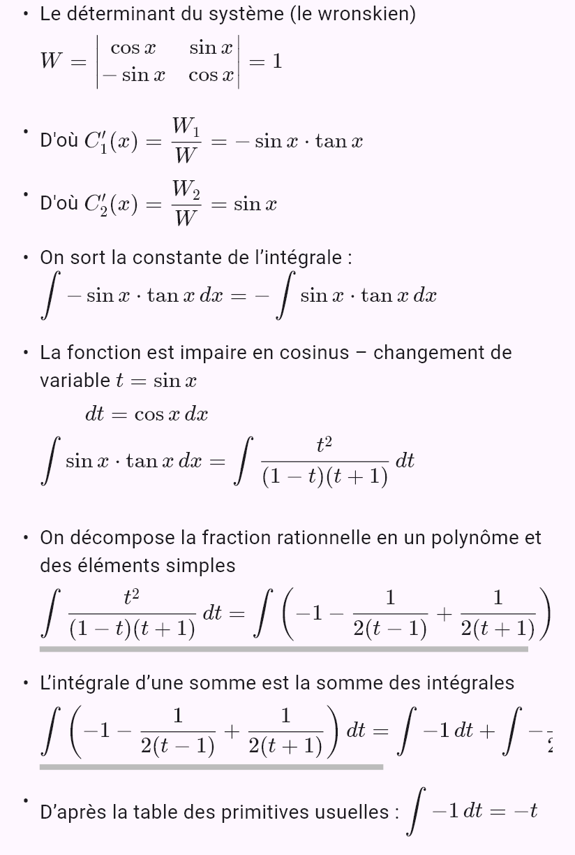 y'' + y = tan x