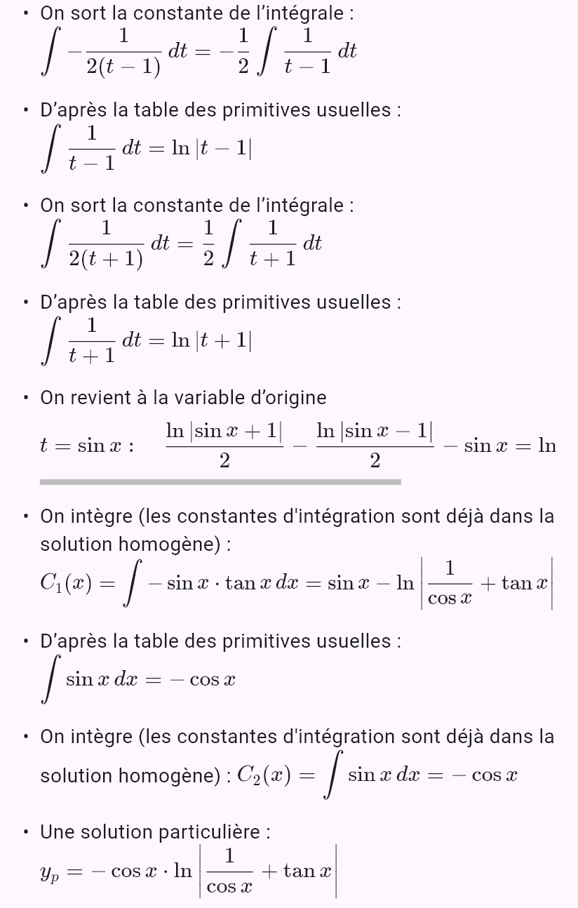 y'' + y = tan x