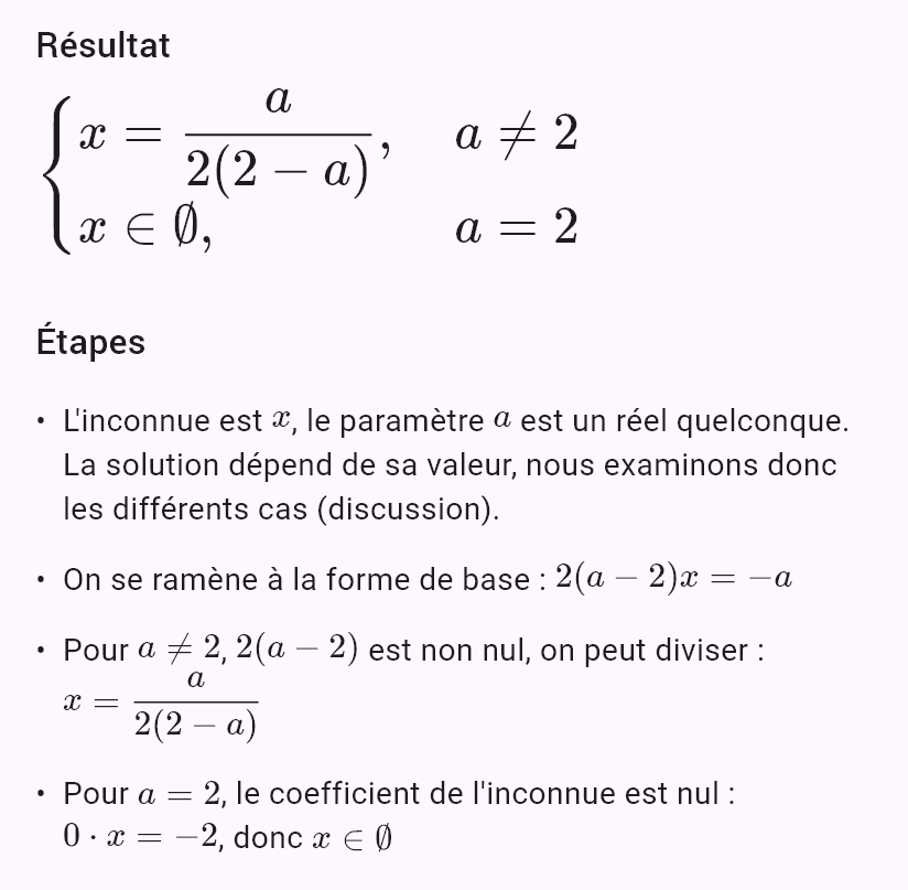 2ax + a = 4x