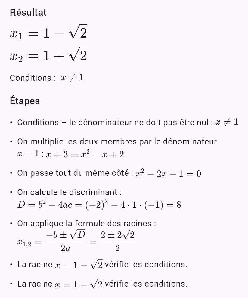 (x+3)/(x-1) = 2/(x-1) + x
