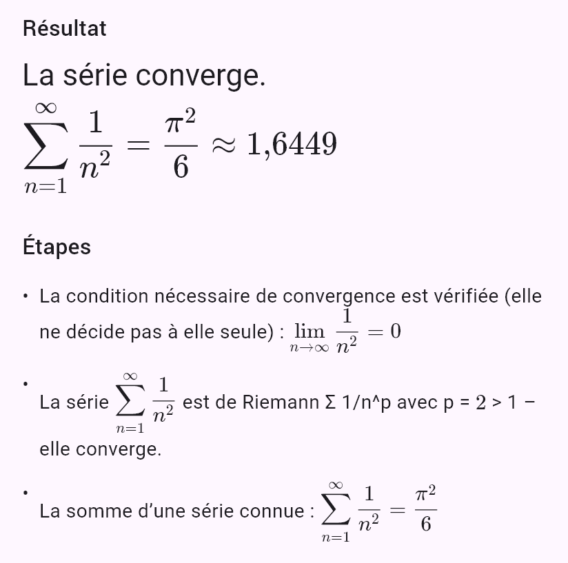sum(1/n^2)