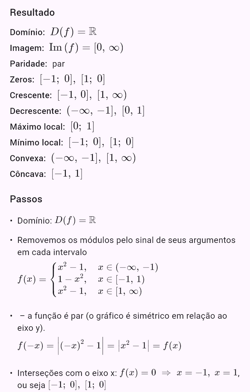 |x^2 - 1|