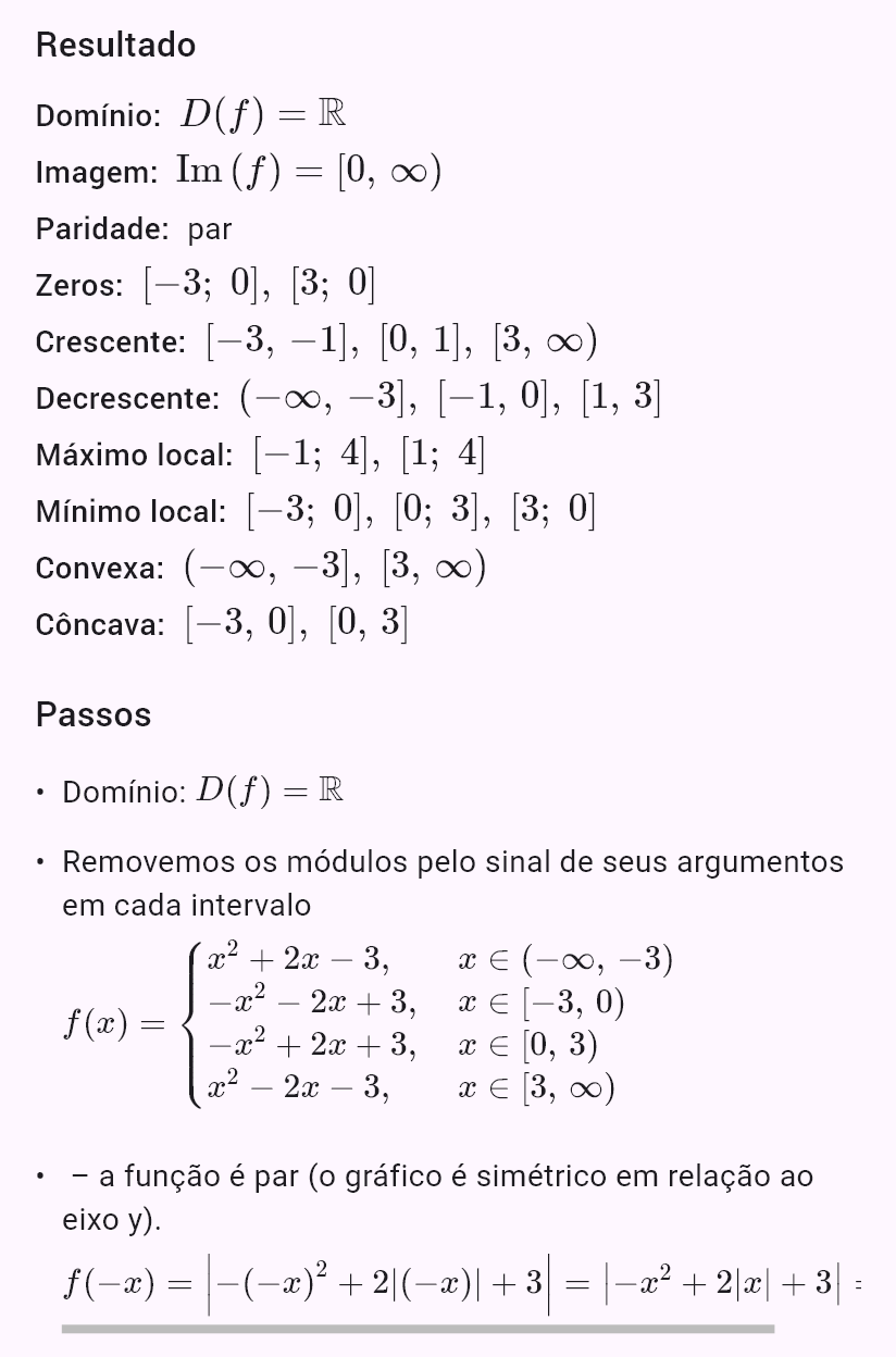 |-x^2 + 2|x| + 3|