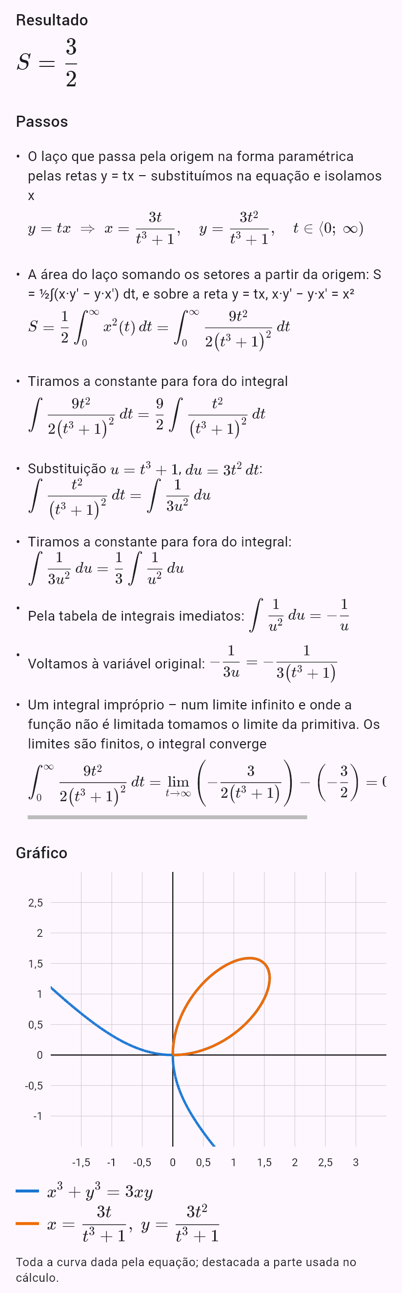 x^3 + y^3 = 3xy