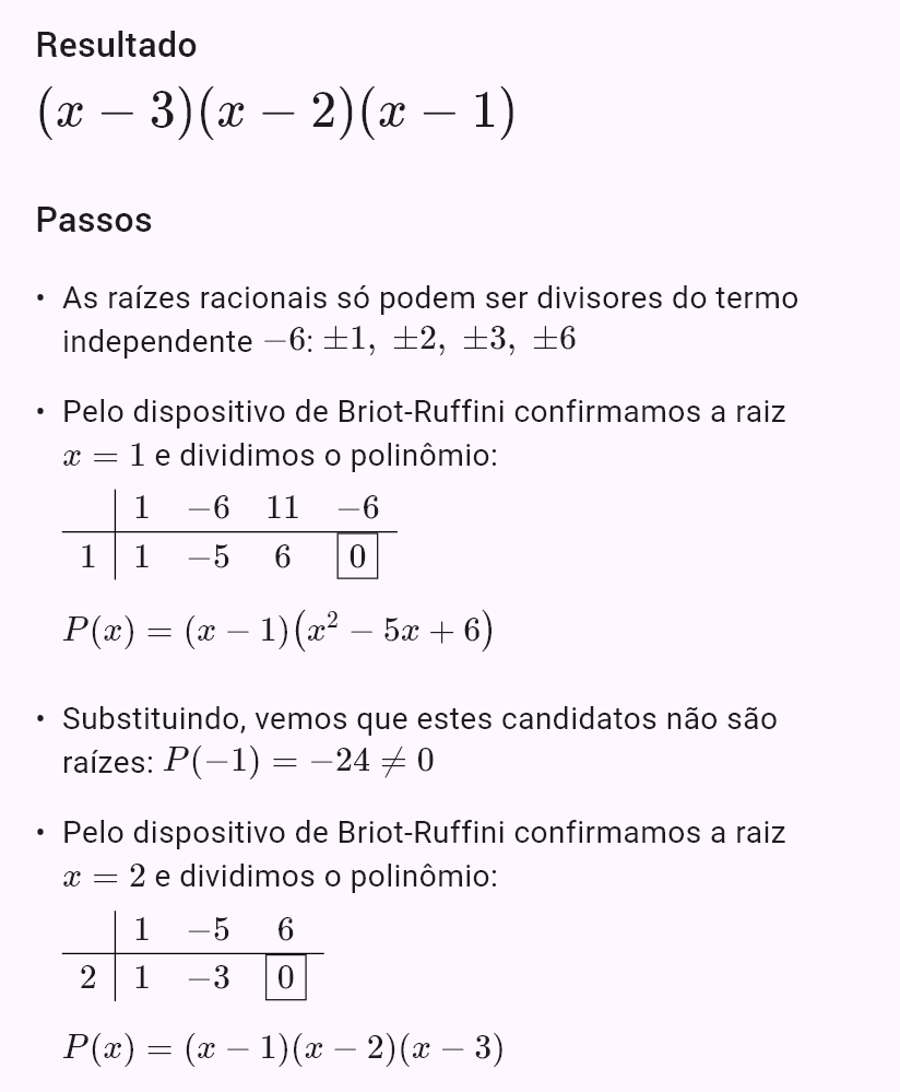 x^3 - 6x^2 + 11x - 6