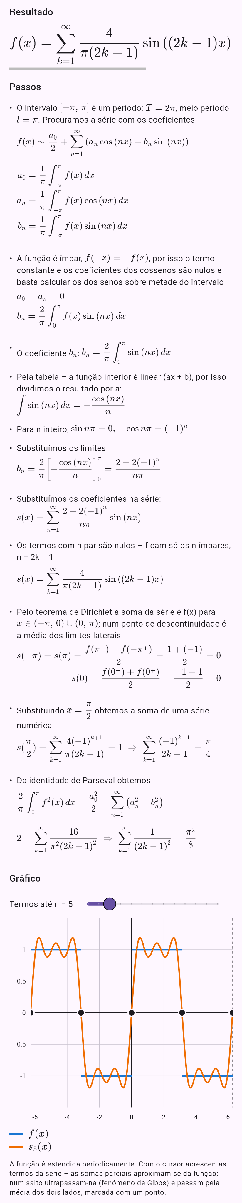 -1, -pi < x < 0
1, 0 < x < pi
