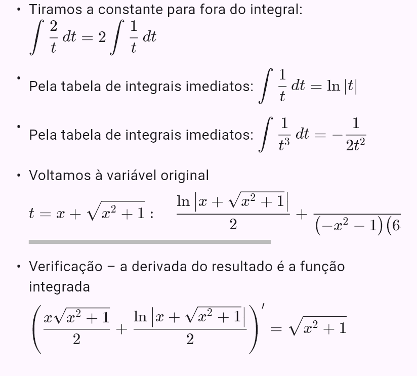 int(sqrt(x^2 + 1))
