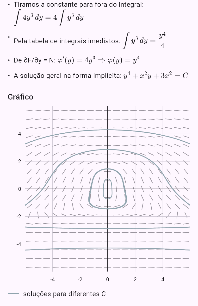 (2xy + 6x)dx + (x^2 + 4y^3)dy = 0