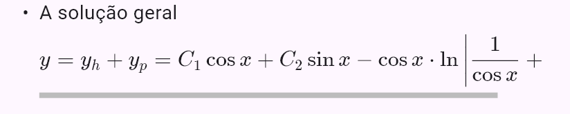 y'' + y = tan x